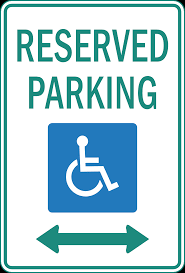 handicapped parking